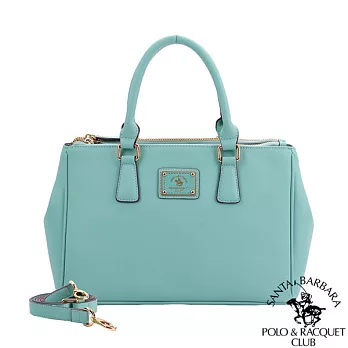 SANTA BARBARA POLO.聖大保羅 - 幸福微糖系列手提/肩背兩用小公事包- 薄荷綠