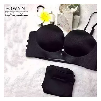 EOWYN.六帶美背NB性感光面六帶美背一片式無痕聚攏調整型內衣NYA018-001-36/3色/現貨+預購黑色32/70B