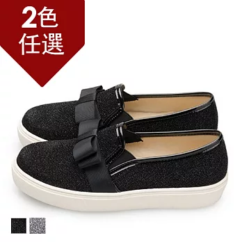FUFA MIT 蝴蝶結造型懶人鞋 (FA41) - 共2色23黑色