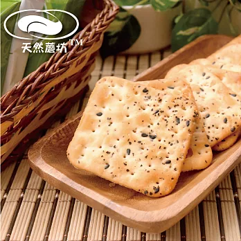 《天然蘑坊》玫瑰鹽芝麻胡椒酥打餅,共兩袋