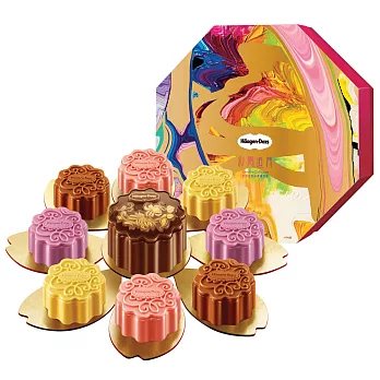 Haagen-Dazs哈根達斯彩雲追月月餅禮盒提貨劵(2張)彩色