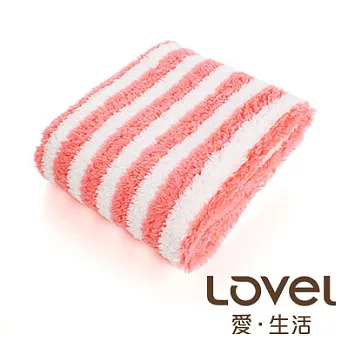 LOVEL 開纖紗牛奶條紋毛巾6入組(共四色)蜜桃牛奶