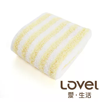 LOVEL 開纖紗牛奶條紋毛巾(共四色)芒果牛奶