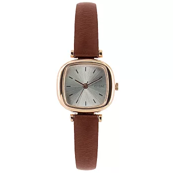 KOMONO MONEYPENNY 復刻時尚腕錶玫瑰褐金/24mm