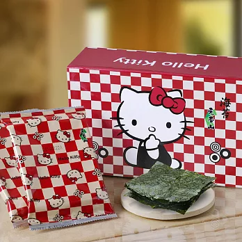 Hello Kitty海苔典藏書型禮盒×3盒紅色
