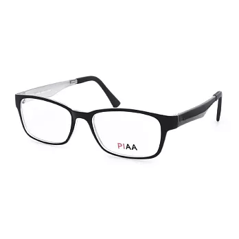 PIAA 簡約有型 流行方框平光眼鏡PA2002K-C27亮黑/灰