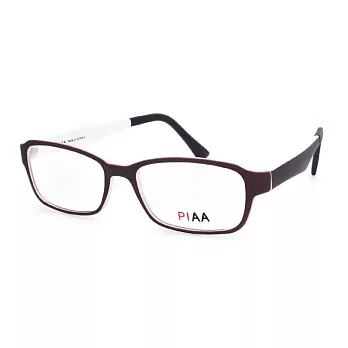 PIAA 簡約有型 流行方框平光眼鏡PA2003K-C7深紫/白