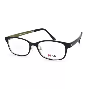 PIAA 簡約有型 流行方框平光眼鏡PA2005K-C31霧黑/綠