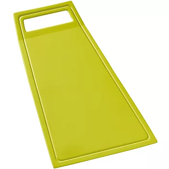 《KOZIOL》梯形集屑砧板(綠42.5cm)