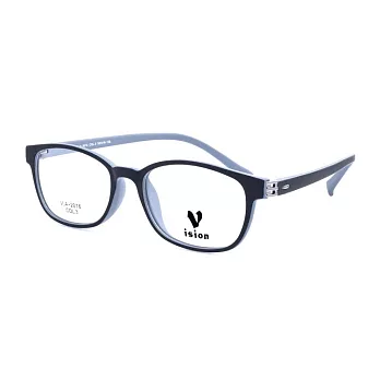 VISION 繽紛潮流 流行方框平光眼鏡VA-2016-C3灰淺藍