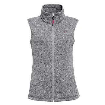 【hilltop山頂鳥】女款刷毛背心H25F80-S麻花灰