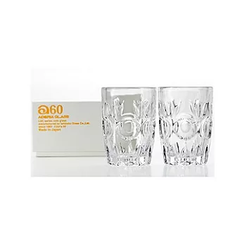 日本Aderia60 LUC系列玻璃杯組透明2入