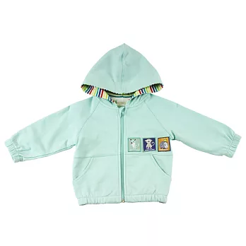 【愛的世界】純棉連帽外套-台灣製-80淺綠色