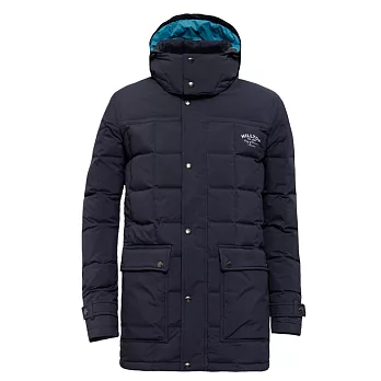【hilltop山頂鳥】男款WINDSTOPPER抗風羽絨外套F22MR1-M丈青