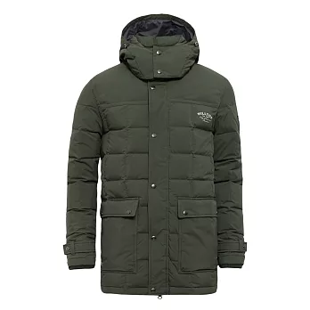 【hilltop山頂鳥】男款WINDSTOPPER抗風羽絨外套F22MR1-S松綠