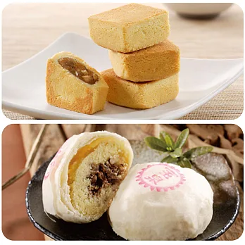 寶泉 原味鳳梨酥(12入/盒)+綠豆椪(9入/盒)