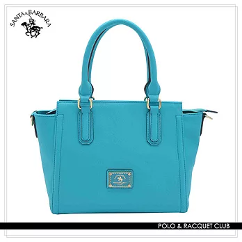 SANTA BARBARA POLO.聖大保羅 - 幸福微糖系列 手提/側背兩用立方包- 湖水綠