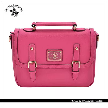 SANTA BARBARA POLO.聖大保羅 - 幸福微糖系列 小型手提/側背兩用記者包- 甜心桃