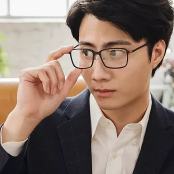 5TH 美國潮流 流行輕量平光眼鏡9093-2霧黑