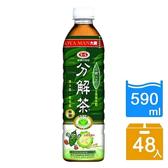 【愛之味】分解茶590ml(24瓶/箱)x2箱