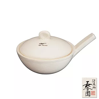 【日本長谷園伊賀燒】手掌型煎烤鍋(四色)白色