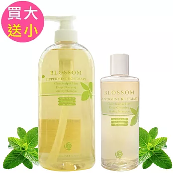 【BLOSSOM】薄荷迷迭香清爽活髮深層淨化修護洗髮精(買大送小)
