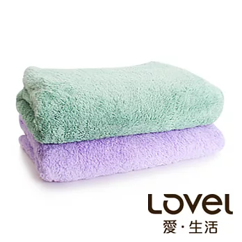 LOVEL 3M柔棉極吸專利超細纖維絨毛浴巾2入(共兩色)兩色各一