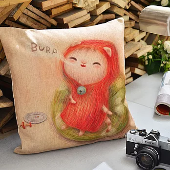 義大利Fancy Belle X furryfurry《幸福的聲音》麻織靠墊 45*45CM