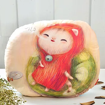 義大利Fancy Belle X furryfurry《幸福的聲音》數位造型抱枕 41*37CM