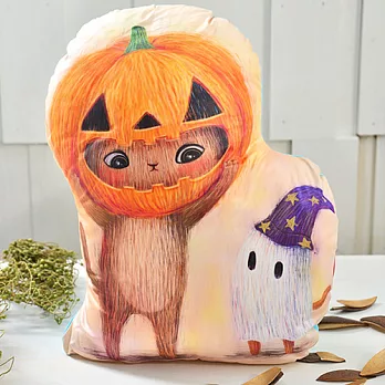 義大利Fancy Belle X furryfurry《萬聖節南瓜》數位造型抱枕 37*42CM