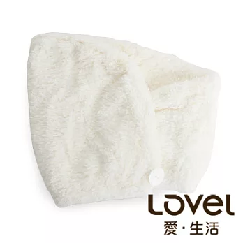 Lovel7倍強效吸水抗菌超細纖維浴帽6入組(共7色) 棉花白x6