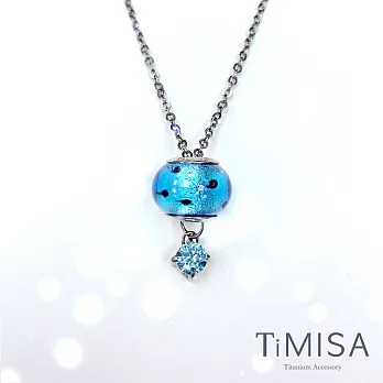 【TiMISA】純鈦琉璃串珠 誕生幸運鍊(九月)套組