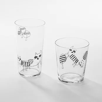 空器感玻璃杯(二入組 、朵拉狐狸)