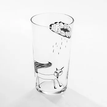 空器感玻璃杯(高、下雨了)