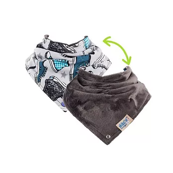 【skibz】Skibz雙面安撫領巾小童鞋