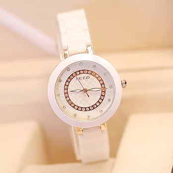 KEZZI 珂紫 1189 時尚優雅流鑽 超細錶帶石英女錶