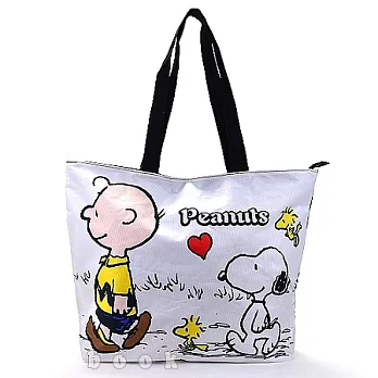 【SNOOPY的快樂時光】大型尼龍包