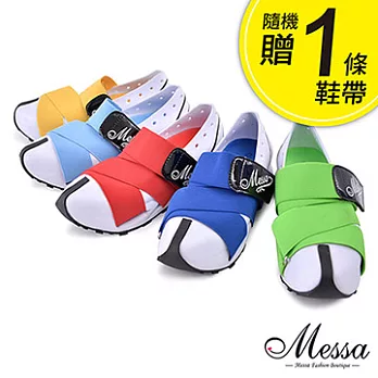 【Messa米莎專櫃女鞋】繽紛馬卡龍百變系列健走鞋-五色35黃色