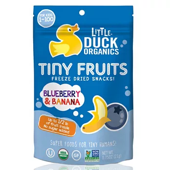 Little Duck 美國100%天然有機綜合乾燥水果-藍莓香蕉LD-BB
