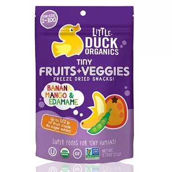 Little Duck 美國100%天然有機綜合乾燥水果-香蕉芒果毛豆LD-BME