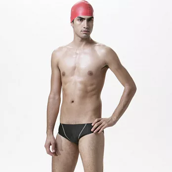 【SAIN SOU】競賽/泳隊/專業用三角泳褲加贈矽膠泳帽A57213-01M印花