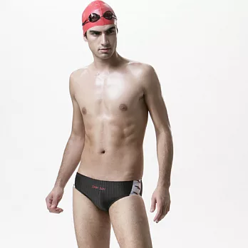 【SAIN SOU】競賽/泳隊/專業用三角泳褲加贈矽膠泳帽A57216M印花