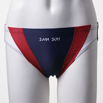 【SAIN SOU】泡湯SPA三角泳褲附泳帽A57218-02M印花