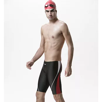 【SAIN SOU】競賽/泳隊/專業用及膝泳褲加贈矽膠泳帽A57236S印花