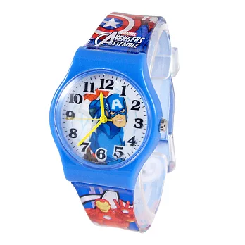 【復仇者聯盟】 美國隊長 帥氣卡通錶 (MA4124)