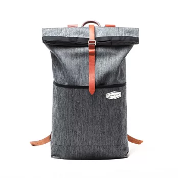 【Flightline】Travelogue 輕戶外 摺疊包蓋 多功能背包 雙肩包 電腦包(鋼灰)