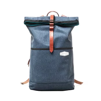 【Flightline】Travelogue 輕戶外 摺疊包蓋 多功能背包 雙肩包 電腦包(靛藍)