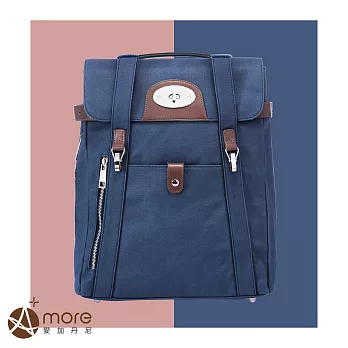 Amore 愛加・貝克 三用電腦包-藍色