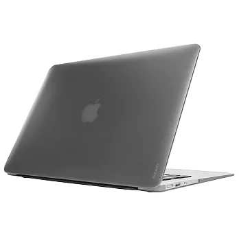 Ozaki TighSuit MacBook Air 13吋透明霧面保護殼-黑色霧面