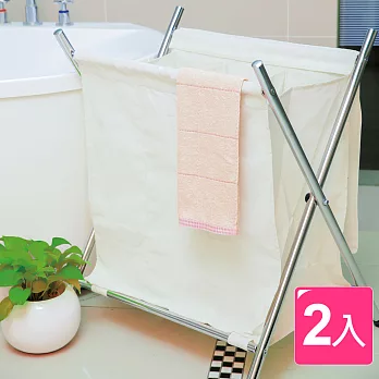 【方陣收納MatrixBox】經典極簡洗衣籃。可分類三格款BA02(2入)